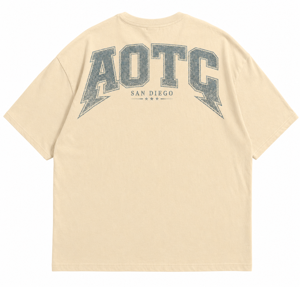 Blue Angels Over San Diego Tee- Beige