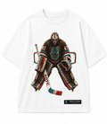 Mad Hockey Goalie Tee - White