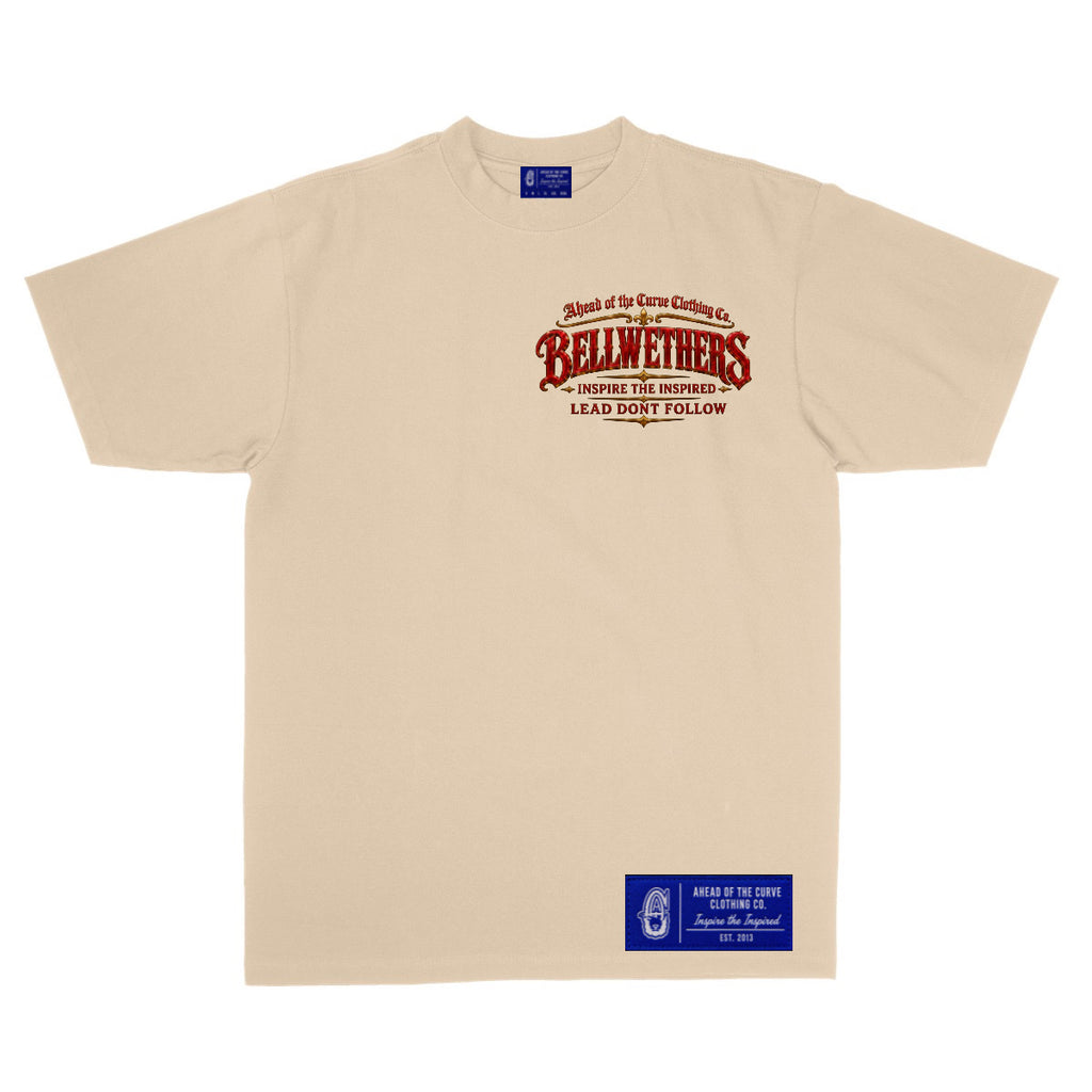 AOTC Lucky Roll Crimson & Gold Tee - Beige