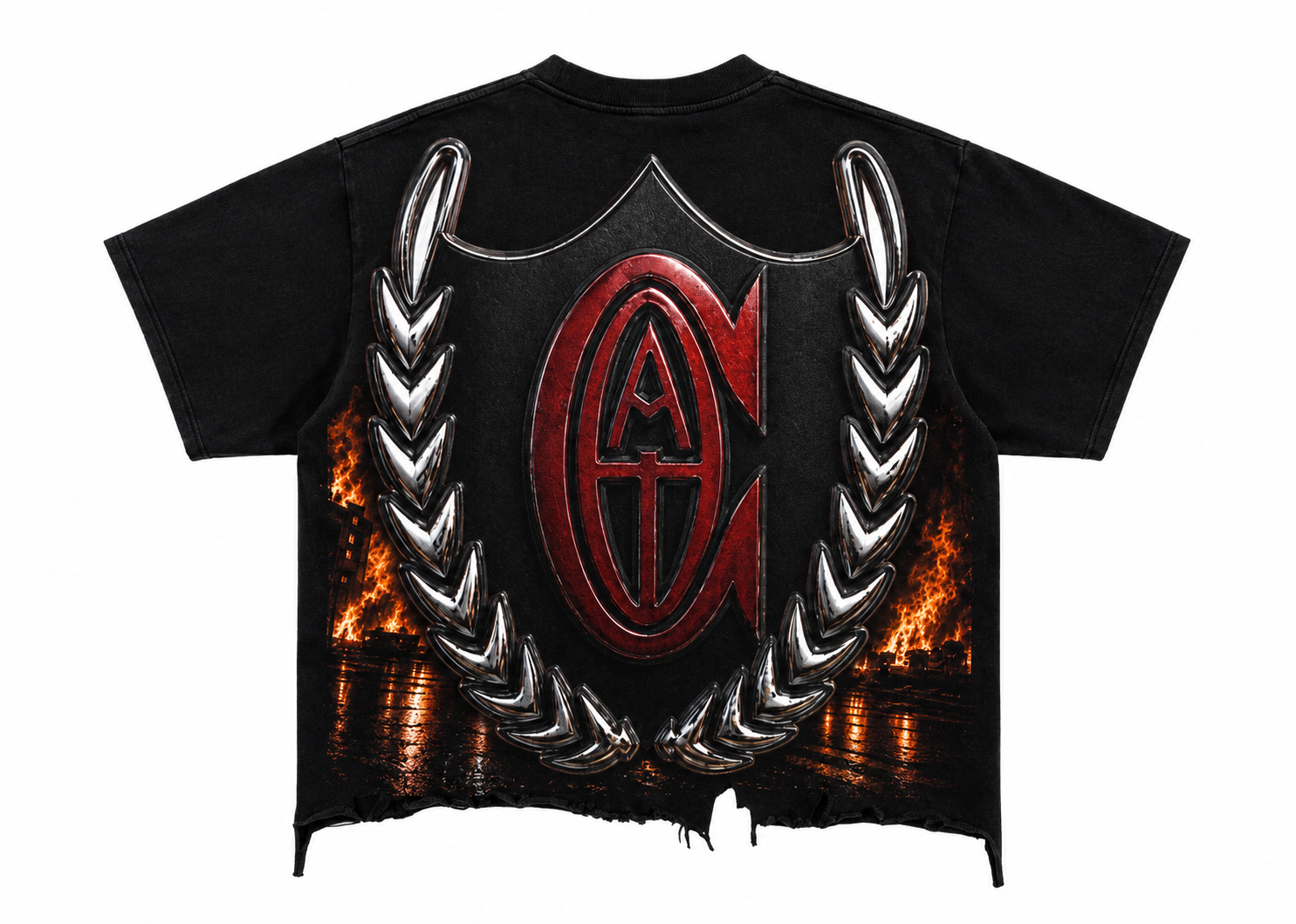 Born 2 Be Wild Biker - Torch & Distressed