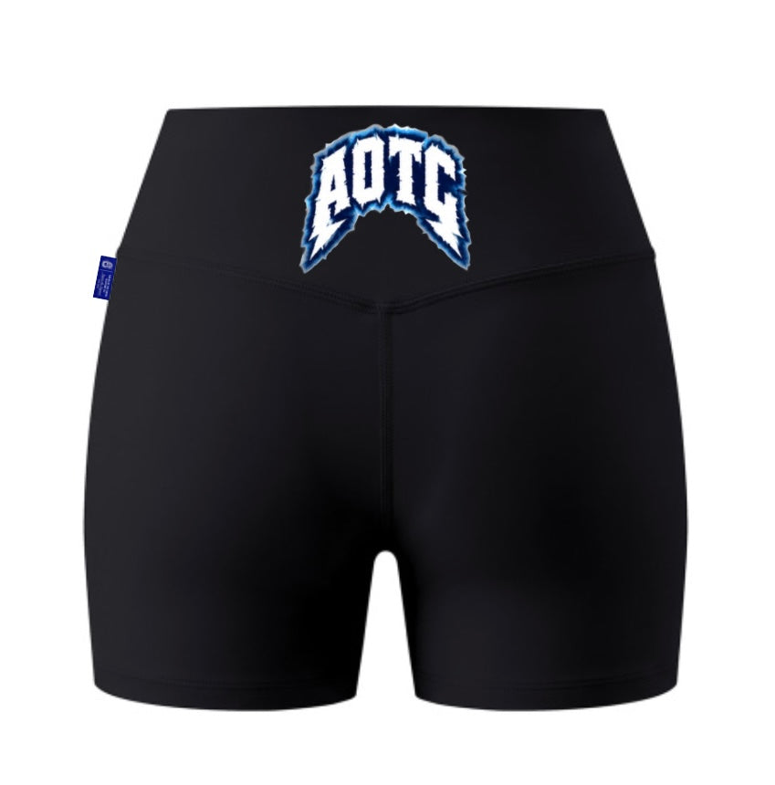 Bellwether™ Blue Puff High-Rise Performance Shorts - Black
