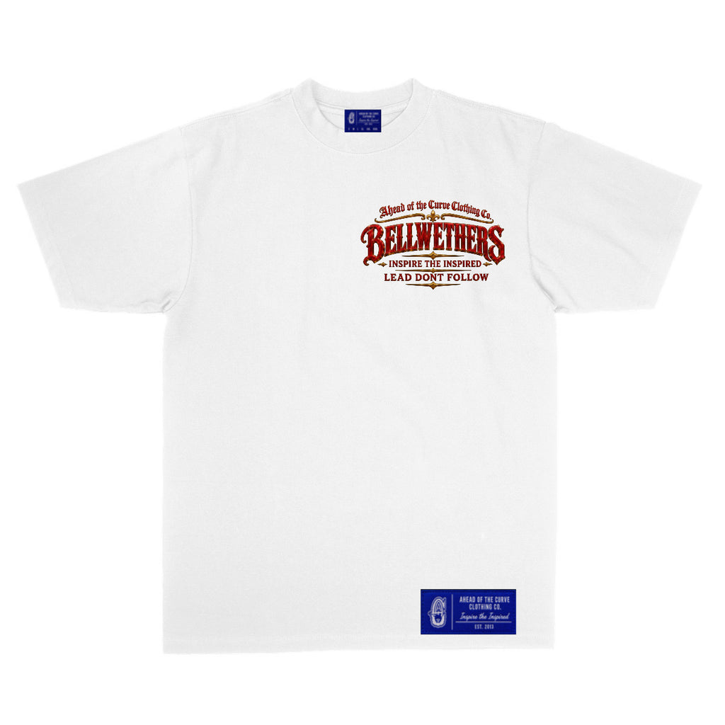 AOTC Lucky Roll Crimson & Gold Tee- White