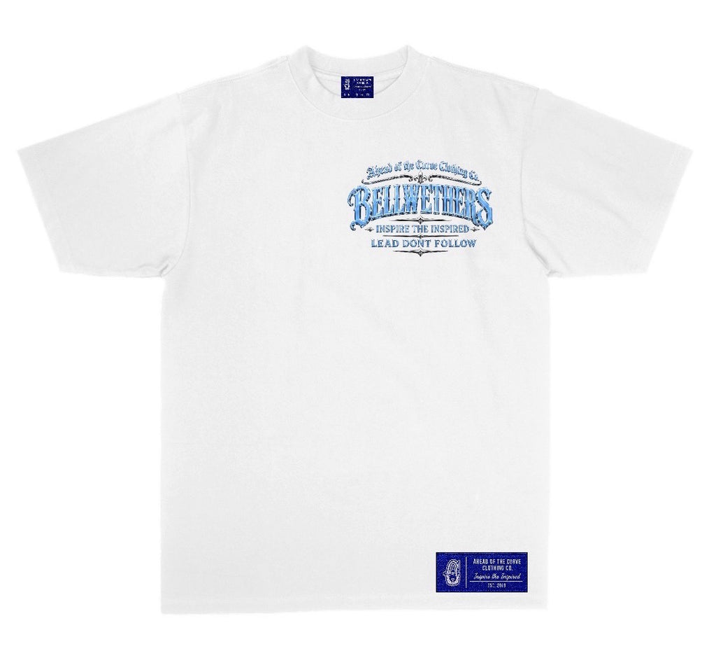 AOTC Lucky Roll Tee Carolina Blue - White