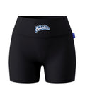 Bellwether™ Blue Puff High-Rise Performance Shorts - Black
