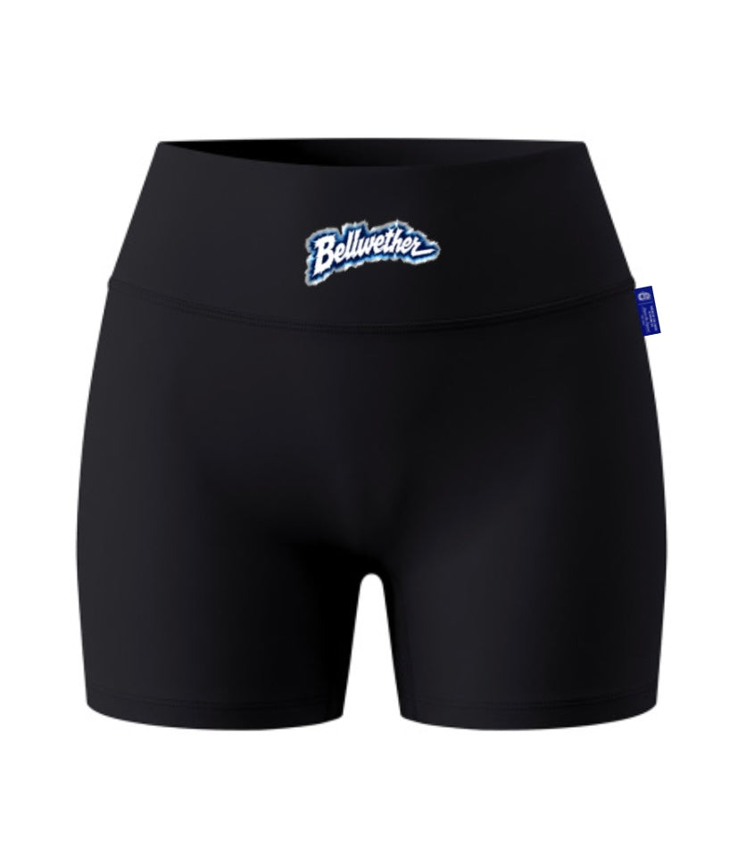 Bellwether™ Blue Puff High-Rise Performance Shorts - Black