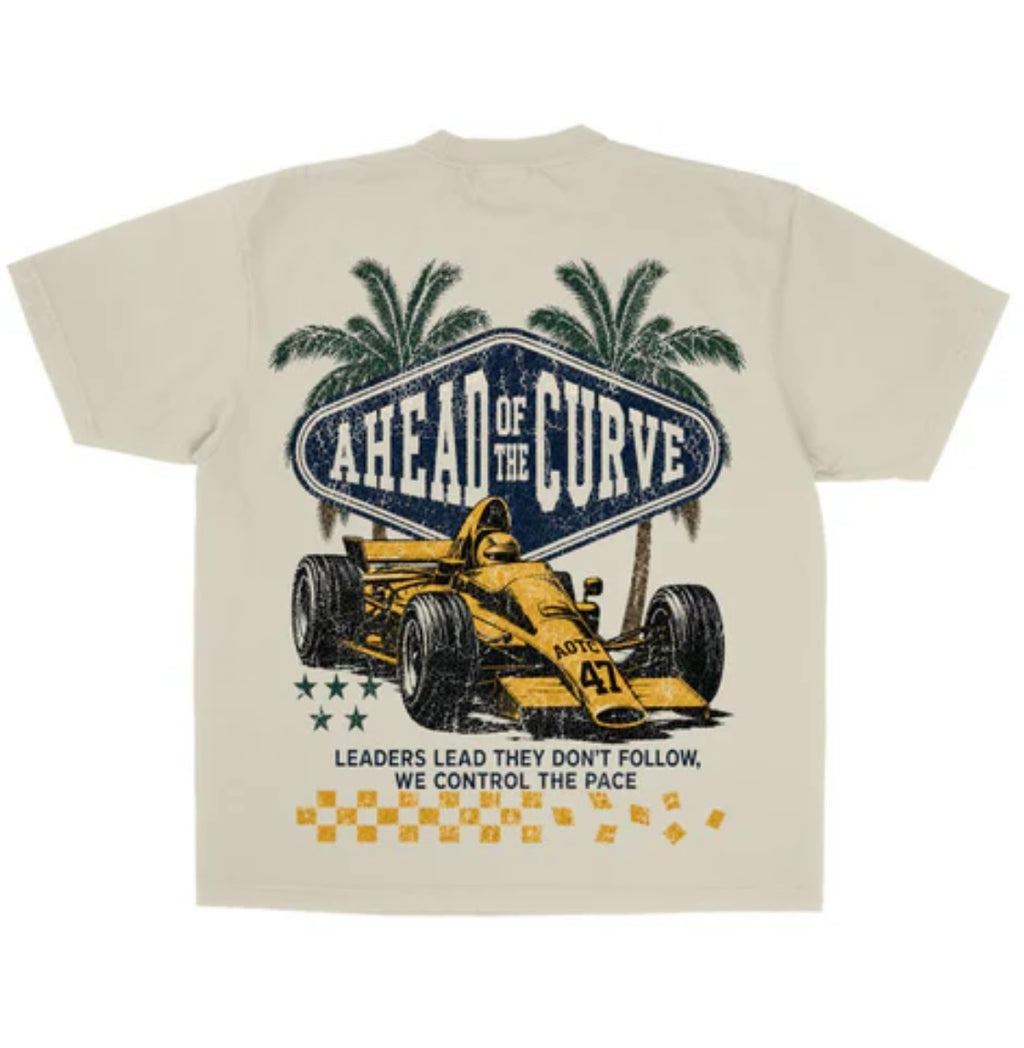 AOTC Palm Circuit Tee – Sand