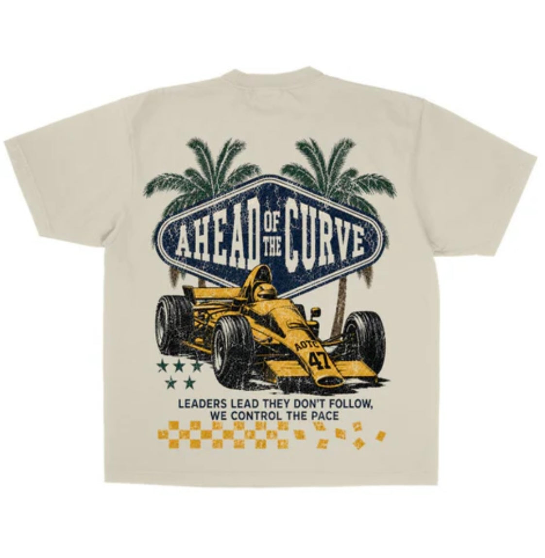 AOTC Palm Circuit Tee – Sand