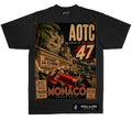 DEVANT LA COURBE™ Monaco Grand Prix Tee- Black